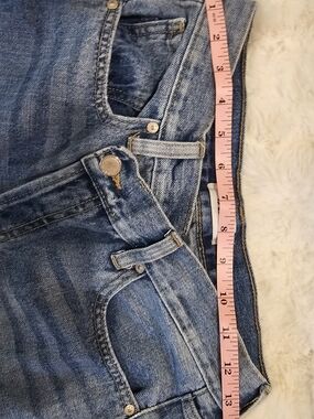 JBD (Just Black Denim) high rise straight leg jeans in a versatile medium wash.